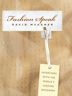 cover image of Fashion Speak